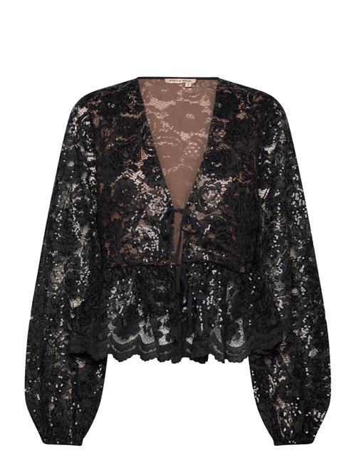 Lace Sequins Blouse Stella Nova Black