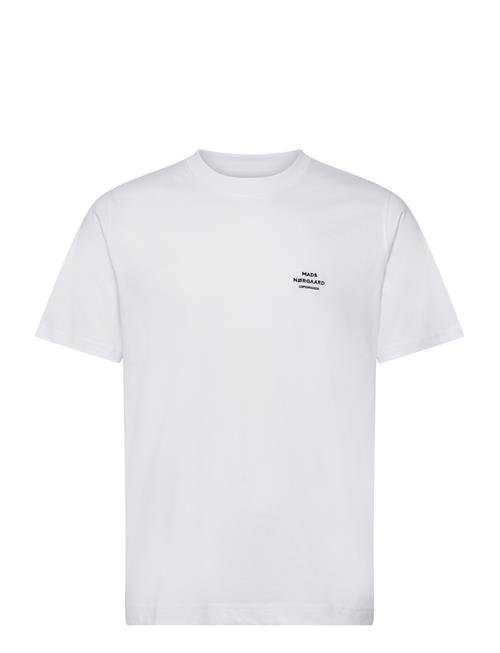 Mads Nørgaard Cotton Jersey Frode Emb Logo Tee Mads Nørgaard White