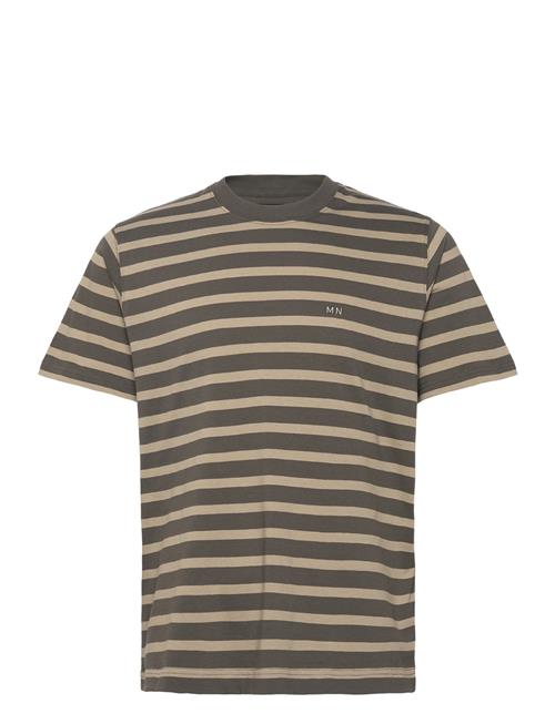 Cotton Jersey Stripe Frode Tee Mads Nørgaard Green