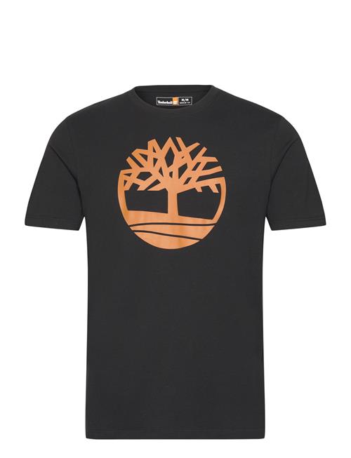 Timberland Kennebec River Tree Logo Short Sleeve Tee Black/Wheat Boot Timberland Black