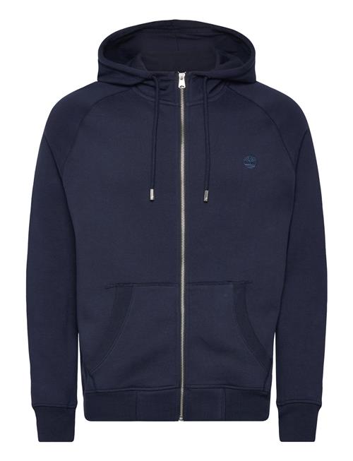 Se Timberland Exeter River Brushed Back Full Zip Hoodie Dark Sapphire/Dark Denim Timberland Navy ved Booztlet