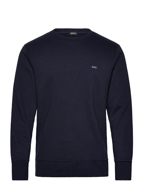 Se Mens Pullover Sweatshirt Denham Navy ved Booztlet