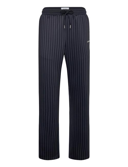 Les Deux Ballier Casual Pinstripe Track Pant Les Deux Navy