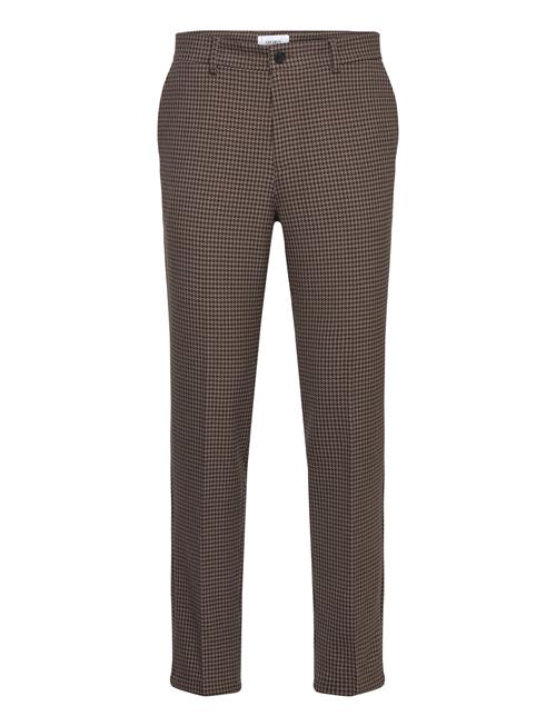 Les Deux Como Reg Houndstooth Suit Pants Les Deux Brown