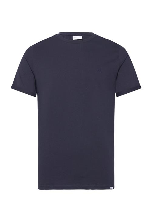 Les Deux Nørregaard Tonal T-Shirt Les Deux Navy