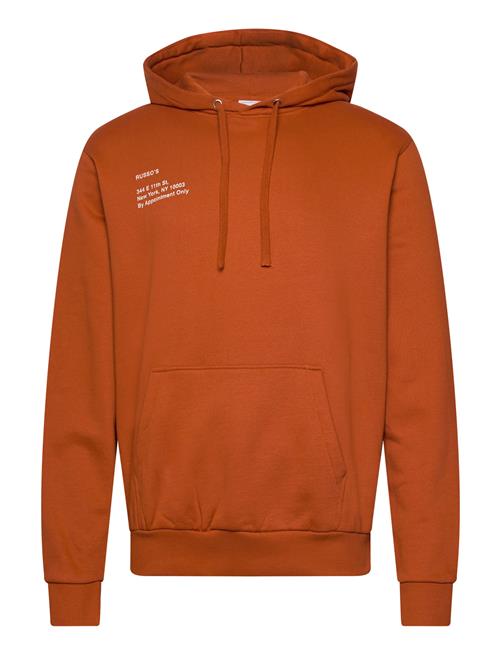 Se Les Deux Neighborhood Hoodie Les Deux Orange ved Booztlet