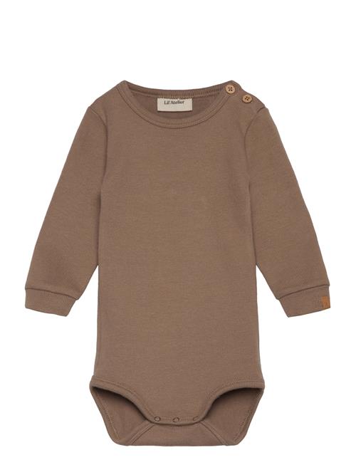 Lil'Atelier Nbmthoro Ls Slim Body Lil Lil'Atelier Brown