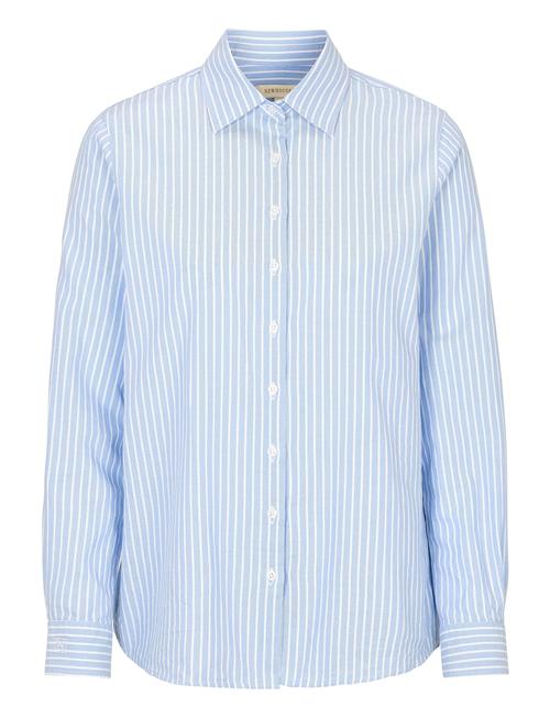 Newhouse Elsa Striped Oxford Shirt Newhouse Blue