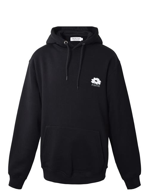 Hound Hoodie W/Back Print Hound Black