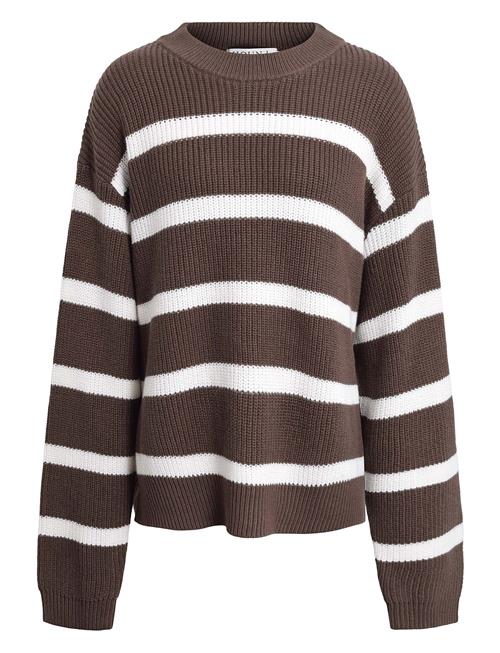 Se Hound Stripe Knit Hound Brown ved Booztlet