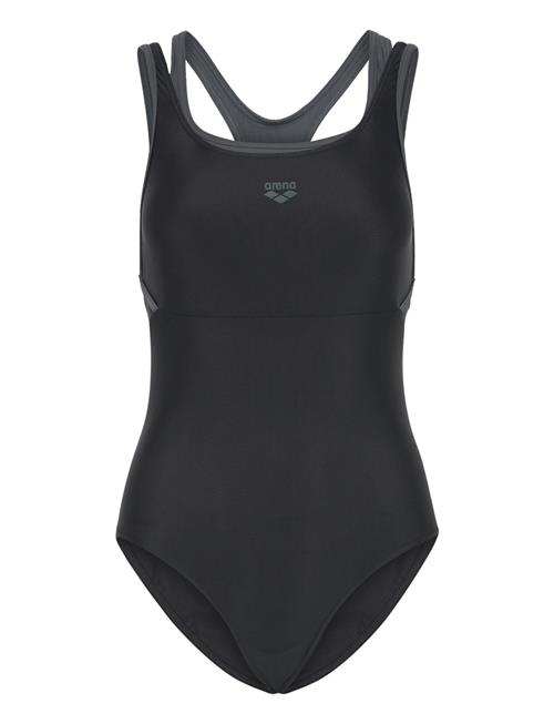 Arena Women's Arena Swimsuit Solid Control Hi-Power Back Arena Black