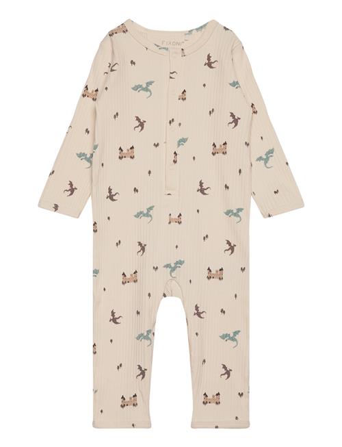 Fixoni Nightsuit Ls Rib Fixoni Beige