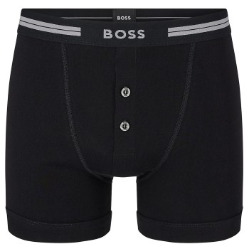 BOSS Original Button Front Shorts Sort bomuld XX-Large Herre