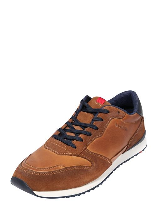 LLOYD Sneaker low 'Edmond'  navy / brun / cognac / rød