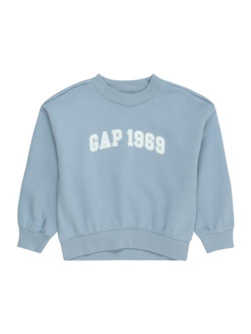 GAP Sweatshirt  lyseblå / hvid