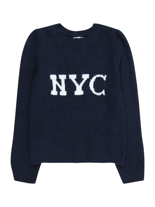 Se KIDS ONLY Pullover 'MANHATTAN'  natblå / hvid ved About You