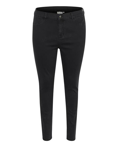 Se KAFFE CURVE Jeans 'Aurina'  black denim ved About You