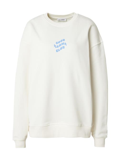 OH APRIL Sweatshirt  beige / himmelblå / hvid