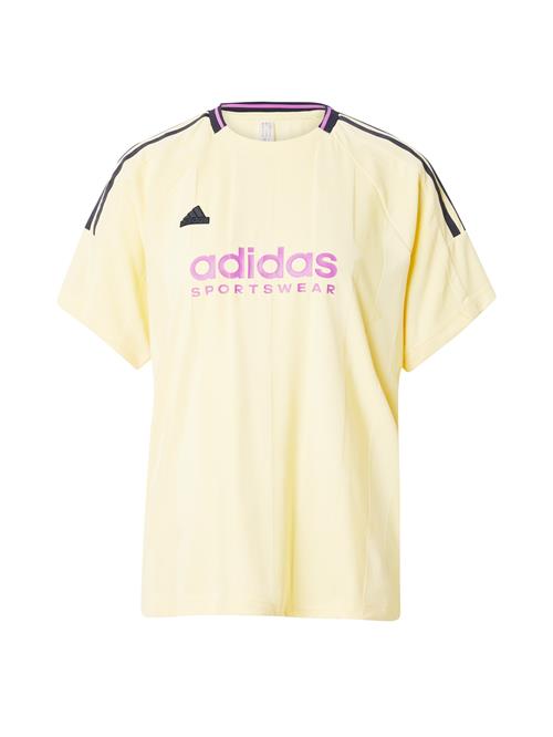 Se ADIDAS SPORTSWEAR Funktionsbluse 'TIRO Q3'  lysegul / cyclam / sort ved About You