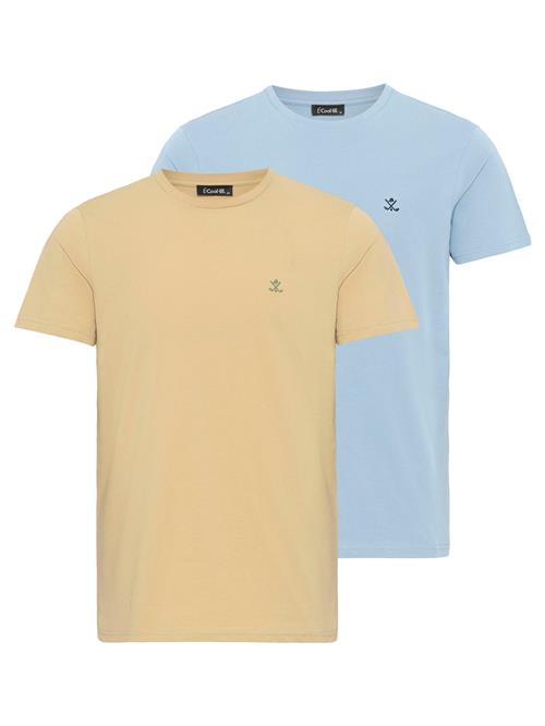 Cool Hill Bluser & t-shirts 'Manuel'  sand / lyseblå