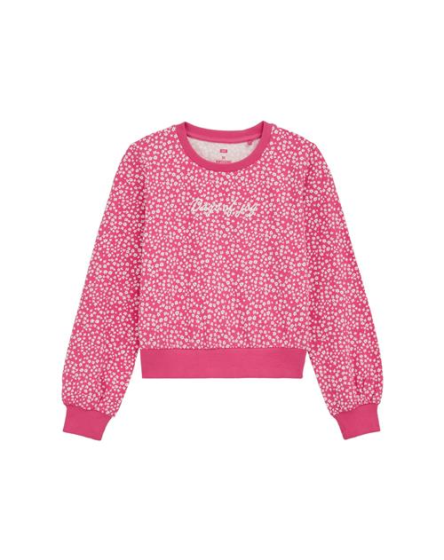 WE Fashion Sweatshirt  pink / sort / hvid