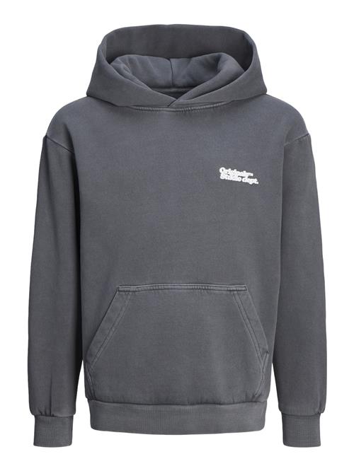 Se Jack & Jones Junior Sweatshirt 'JORVERMONT'  mørkegrå / hvid ved About You