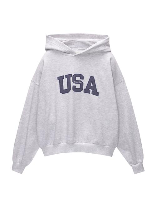 Se Pull&Bear Sweatshirt  navy / lysegrå ved About You