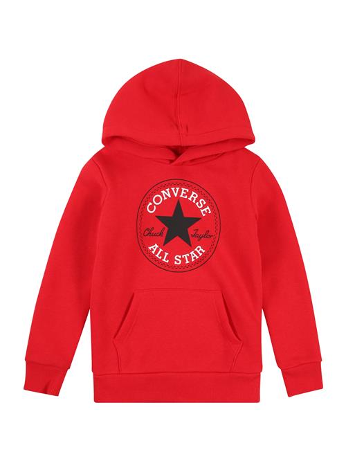 Se CONVERSE Sweatshirt  rød / sort / hvid ved About You