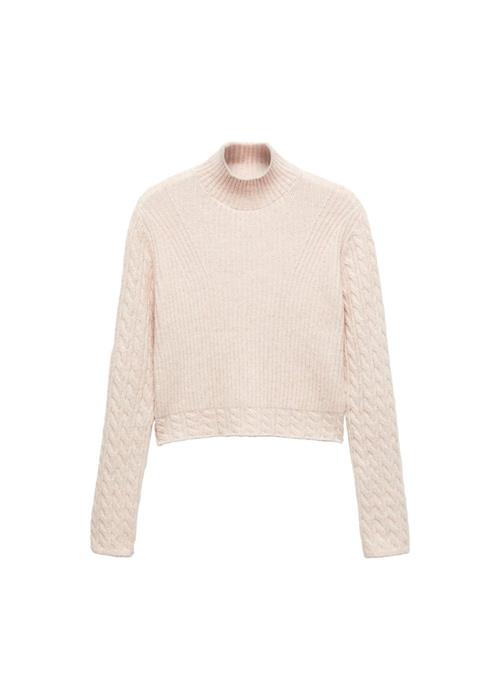 Se MANGO Pullover 'jade'  lys pink ved About You