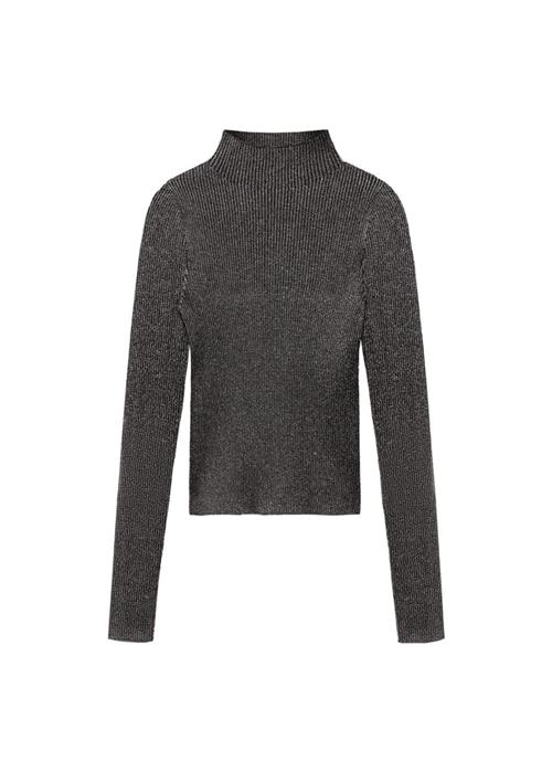 MANGO Pullover  sort / sølv