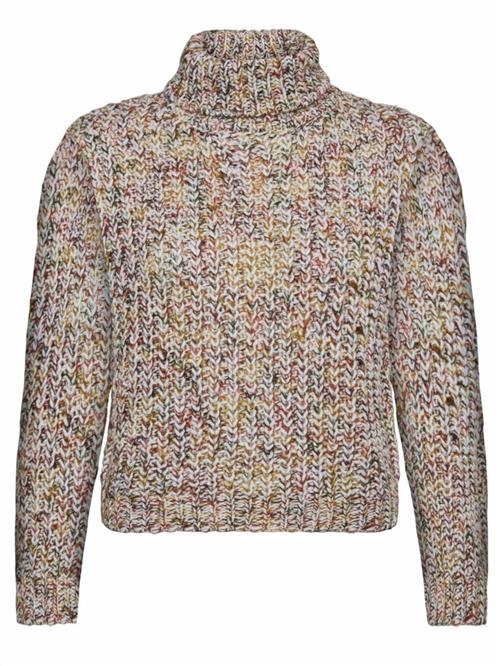 Noisy may Pullover 'Marney'  beige-meleret / sennep / oliven / rød