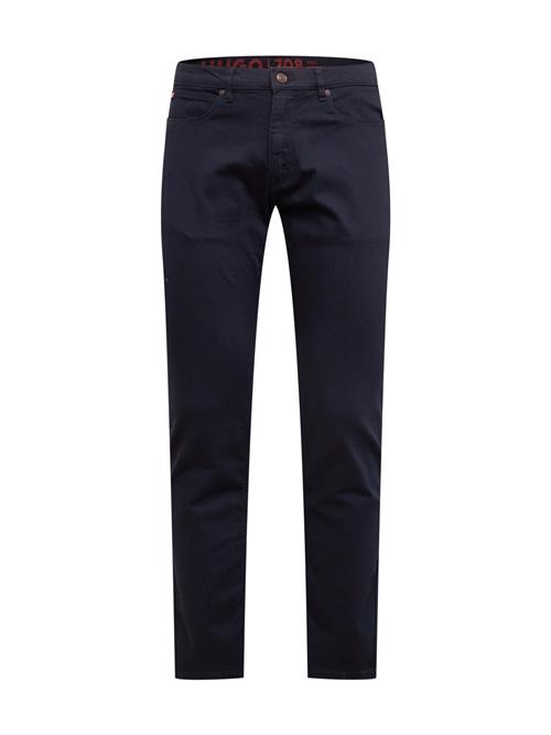 HUGO Jeans 'HUGO 708'  navy / rød