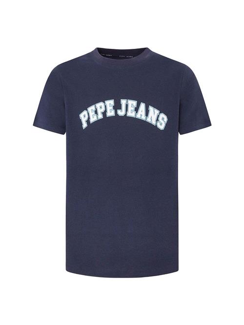 Se Pepe Jeans Bluser & t-shirts 'Clement'  natblå / lyseblå / hvid ved About You