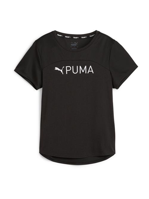 PUMA Funktionsbluse 'Ultrabreathe'  antracit / sort / hvid