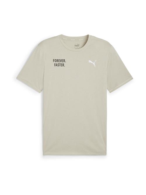 PUMA Funktionsskjorte  beige / sort / hvid