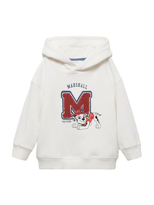 Se MANGO KIDS Sweatshirt 'PAWMARSH'  navy / blodrød / sort / offwhite ved About You