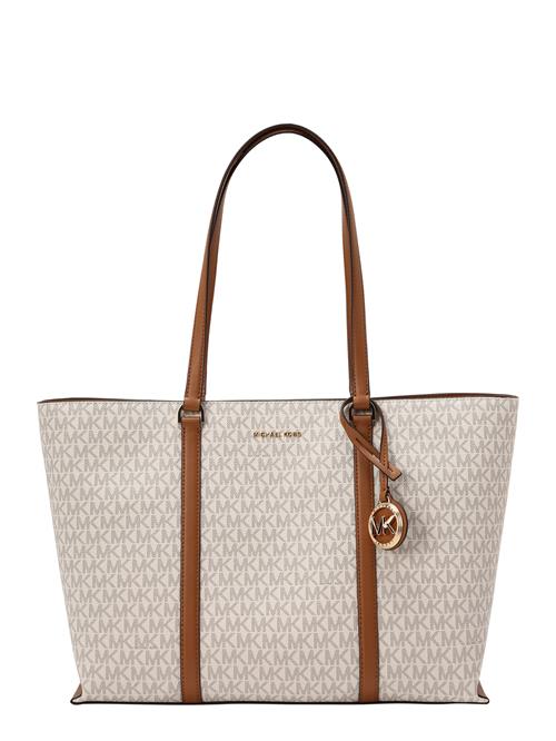 Se MICHAEL Michael Kors Shopper 'TEMPLE'  beige / brun / sølvgrå ved About You