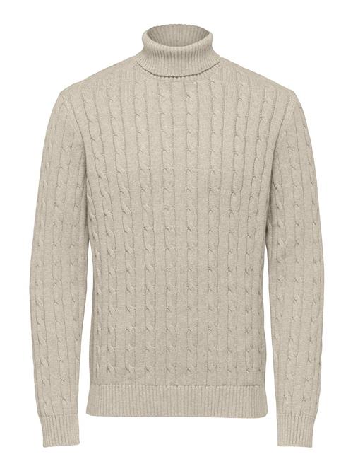 SELECTED HOMME Pullover 'ONLRYAN'  greige