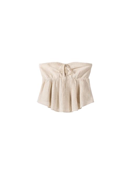 Bershka Overdel  lysebeige