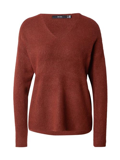 VERO MODA Pullover 'VMLEFILE'  mørkerød