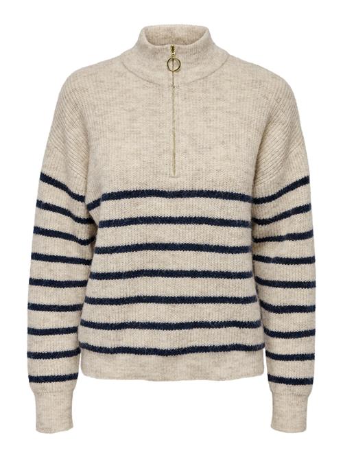 Se ONLY Pullover 'ONLTokyo'  beige-meleret / navy ved About You