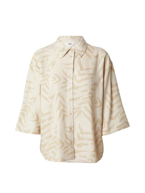 Se OBJECT Bluse 'EMIRA'  beige / naturhvid ved About You