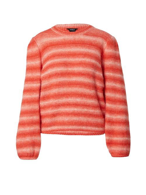 Lindex Pullover 'Gerd'  mørkeorange / hvid