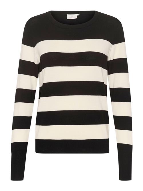 Kaffe Pullover 'Lizza'  sort / hvid