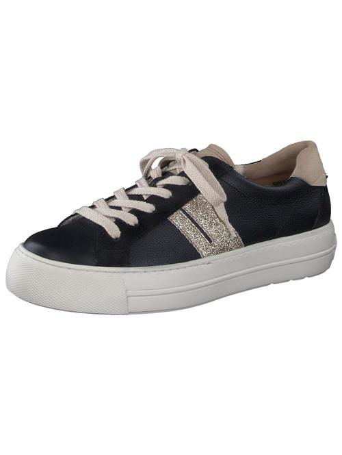 Paul Green Sneaker low  brokade / guld / sort