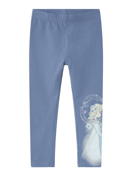 NAME IT Leggings 'NMFOKIRI FROZEN'  pastelblå / lyseblå / brun / hvid