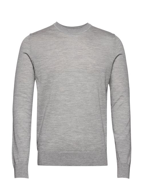 Se Samsøe Samsøe Flemming Crew Neck 3111 Samsøe Samsøe Grey ved Booztlet