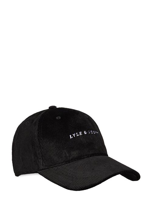 Embroidered Cord Cap Lyle & Scott Black