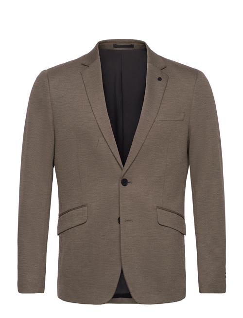 Brendon Jersey Blazer Clean Cut Copenhagen Brown