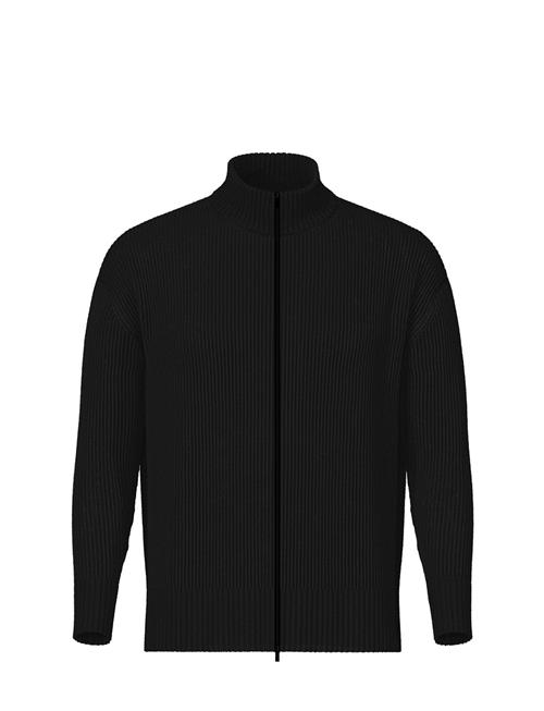 Selected Homme Slhdry Ls Knit Relaxed Full Zip Selected Homme Black